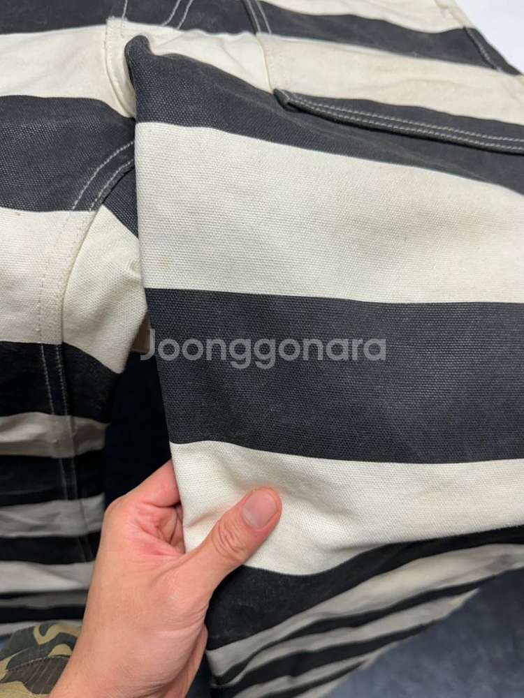 bob dong stripe pants 밥동 스트라이프--1