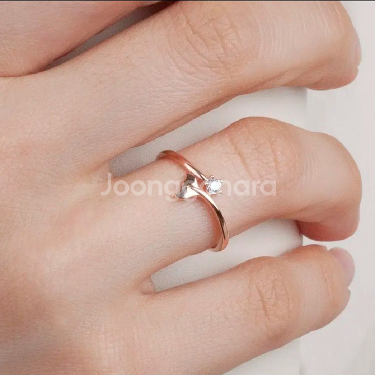 14k 18k 꼬리 금반지--2