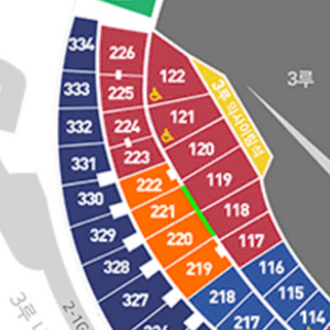 9월17일 잠실 삼성 라이온즈 3루 오렌지 통로 2장