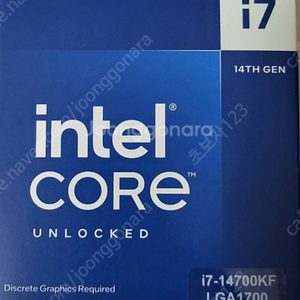 인텔 I7-14700KF CPU 판매합니다.