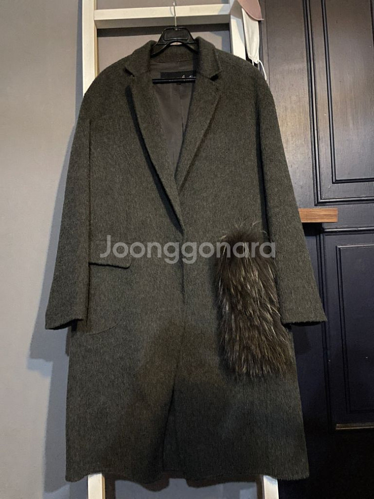 지컷 알파카 코트--1