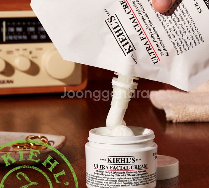 [키엘] 울트라 훼이셜 크림 4.0세대50ml+리필--3