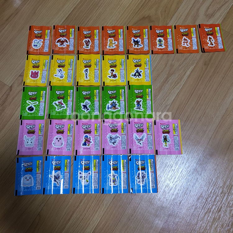 디지몬 굿즈/빵씰/야광씰/젤리씰/키링/판박이/렌티큘러칩--3