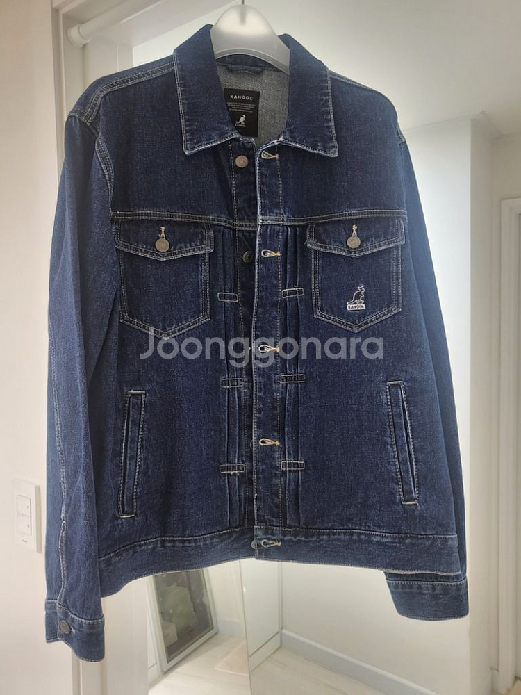 캉골데님자켓--2