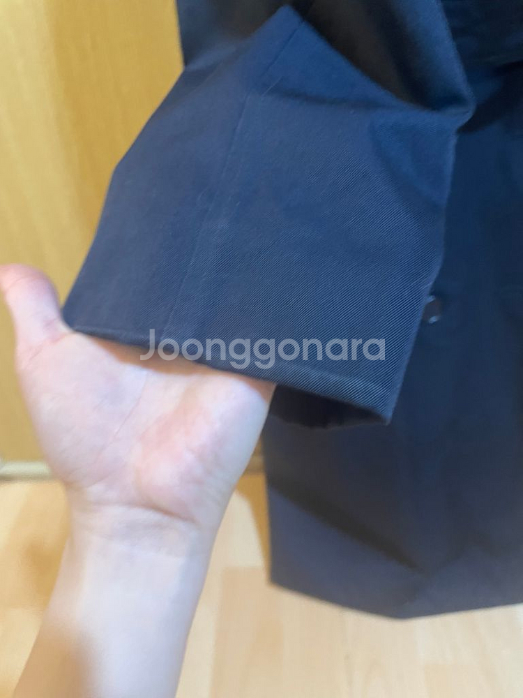 급)가격내림 버버리네이비더블트렌치 상태 a급 여66까지--4