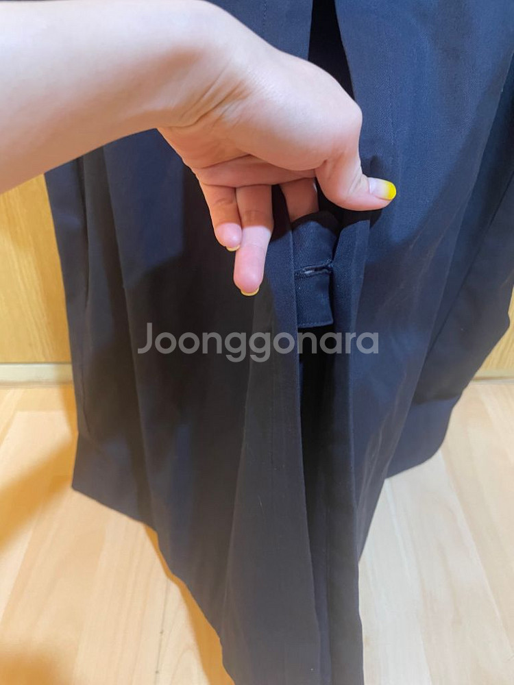 급)가격내림 버버리네이비더블트렌치 상태 a급 여66까지--5