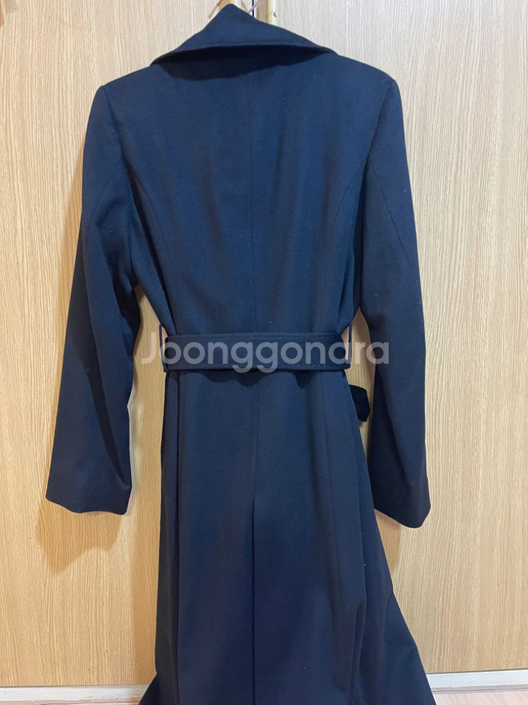 급가격내림)캐시미어100 블랙코트 판매해요 새상품급--1