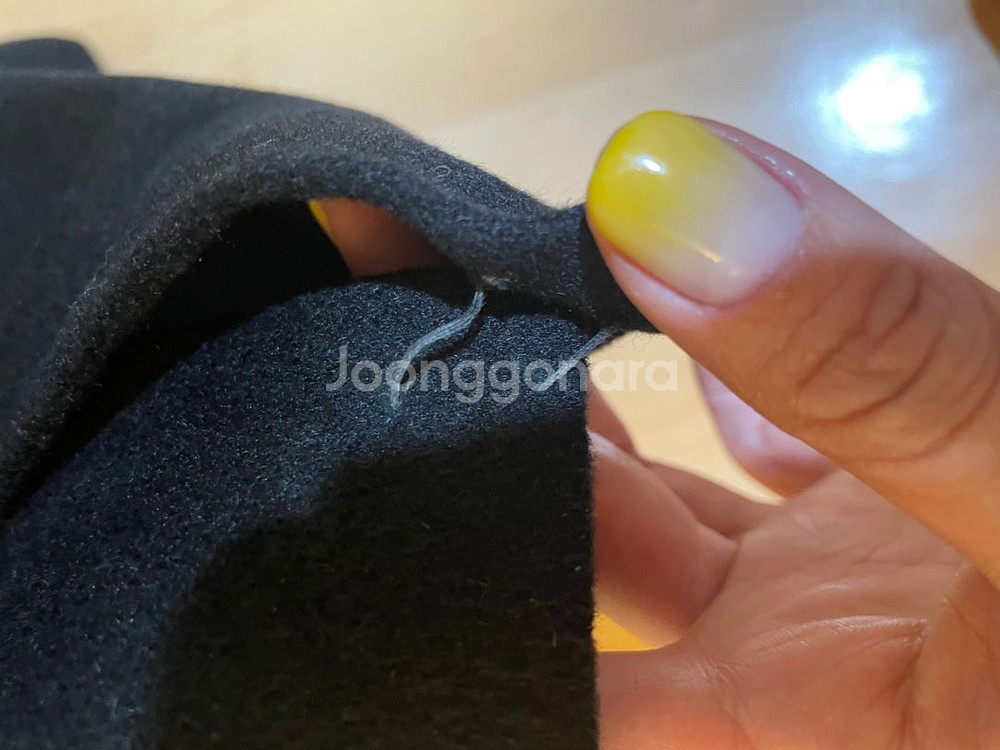 급가격내림)캐시미어100 블랙코트 판매해요 새상품급--2