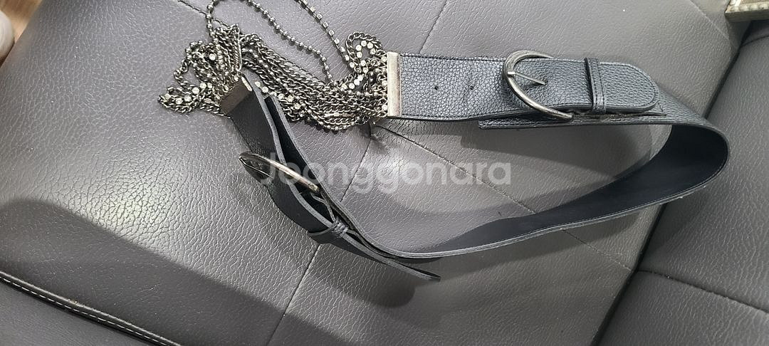 빈티지 패션 벨트 2종--2