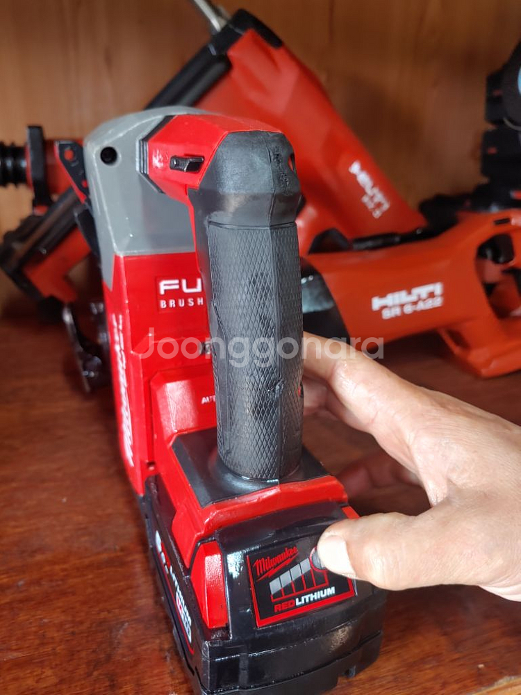 밀워키충전로타리함마드릴M18FHX FUEL 신형 개좋음--2