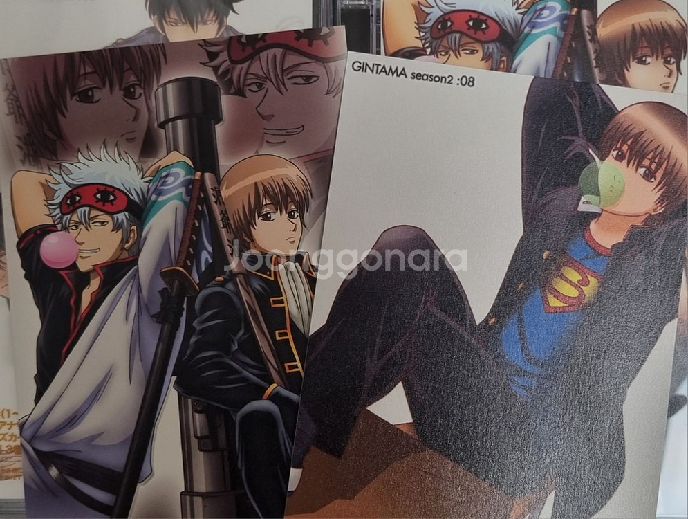 일괄)은혼 dvd 시즌2 동란편 삼젯 엽서--2