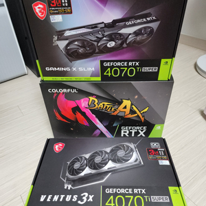 그래픽 카드 RTX 3090 Ti/ 4070 ti 슈퍼