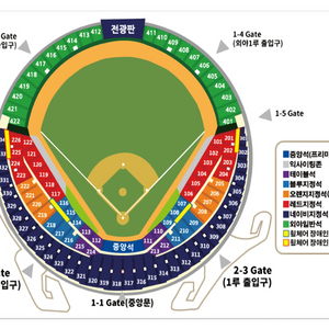 기아 vs 두산 9/19 3루 2연석 4연석 양도