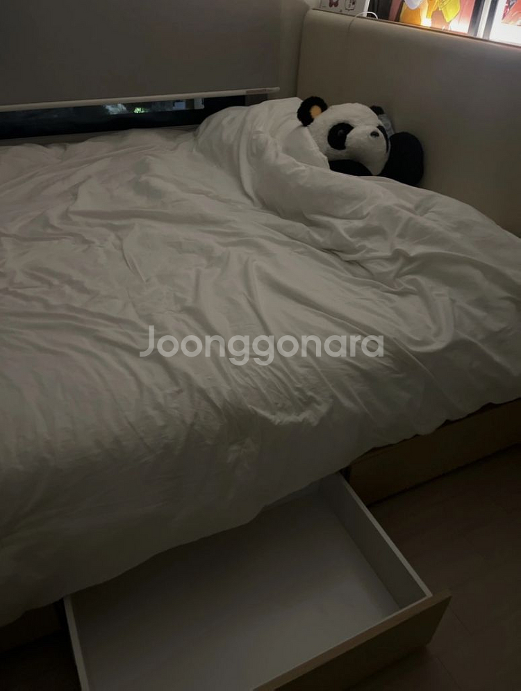레이디가구 침대 프레임+휴도 매트리스--1