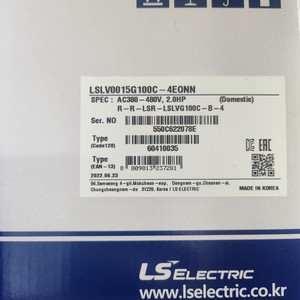 LS 인버터 LSLV0015G100C-4EONN