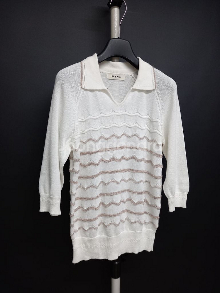 마인 MINE 춘하 니트 블라우스 F--2