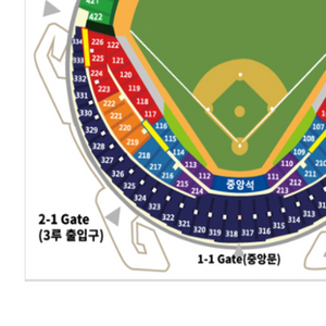 두산vs삼성 7.19 3루 레드석 121 2연석 원가양