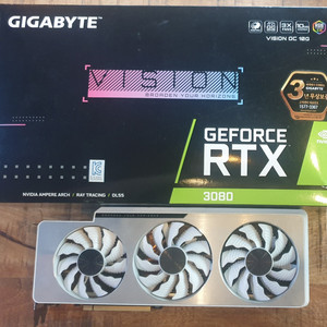 기가바이트 RTX3080비전(VISION OC 10G)