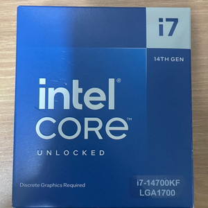 인텔 i7 14700kf cpu