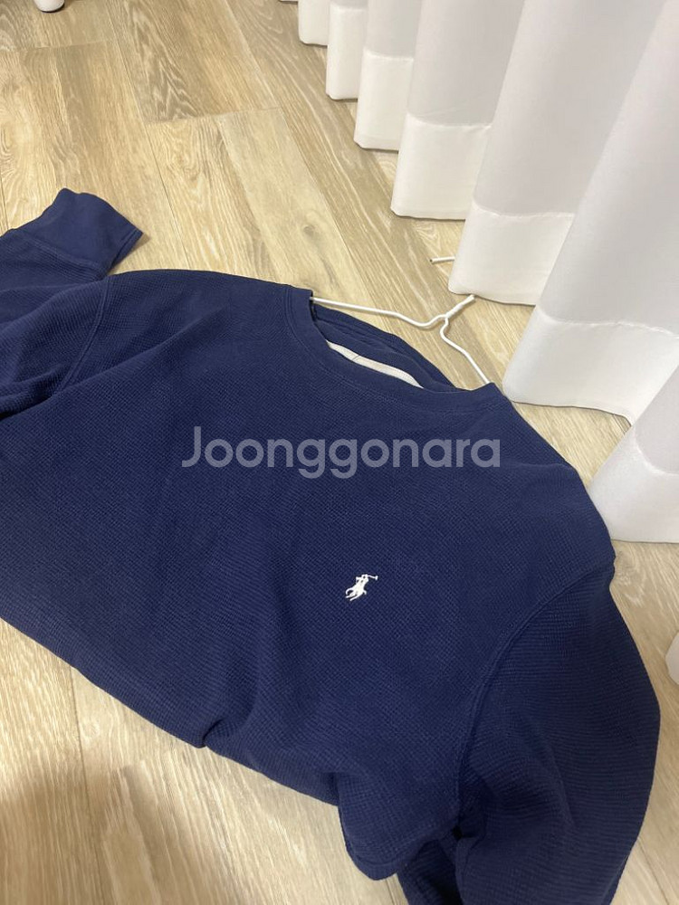 폴로 랄프로렌 와플 롱슬리브 네이비 팝니다--2