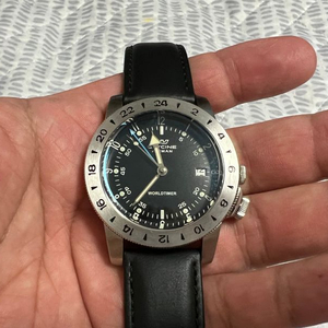 글라이신 에어맨 월드타이머 쿼츠 검판