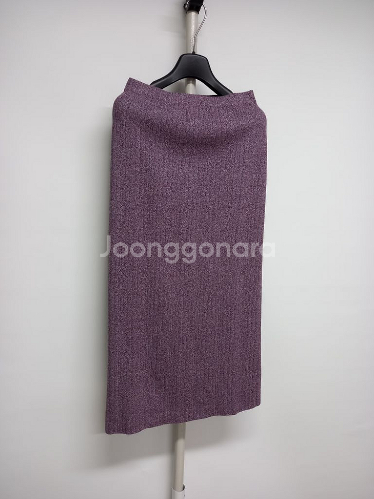 더 캐시미어 춘추동 니트 롱 스커트 44--2