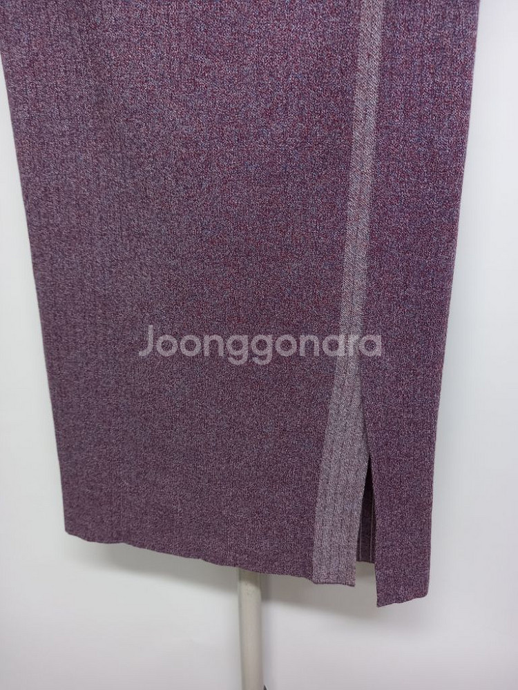 더 캐시미어 춘추동 니트 롱 스커트 44--4