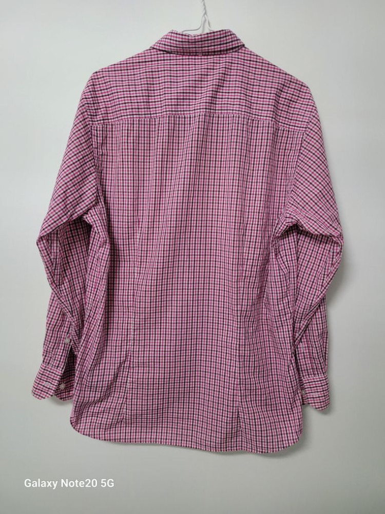 명품 남성 제냐 봄.가을 여름 체크셔츠 (100) 이미지