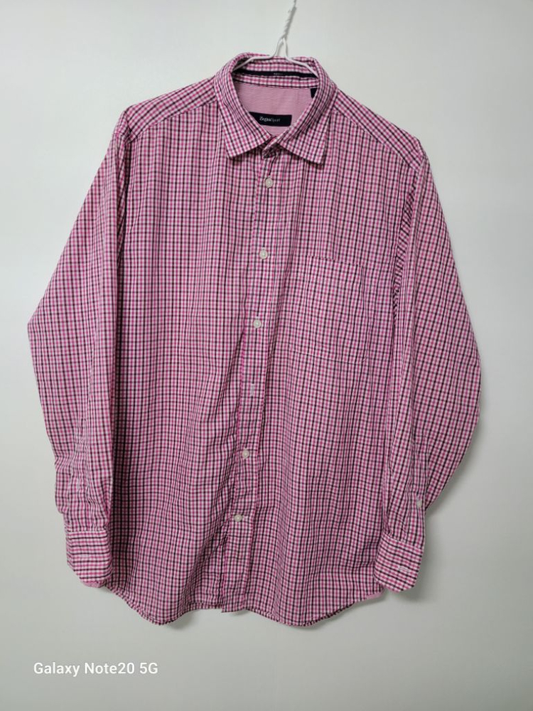 명품 남성 제냐 봄.가을 여름 체크셔츠 (100) 이미지