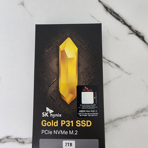 sk 하이닉스 gold p31 nvme m.2 2tb