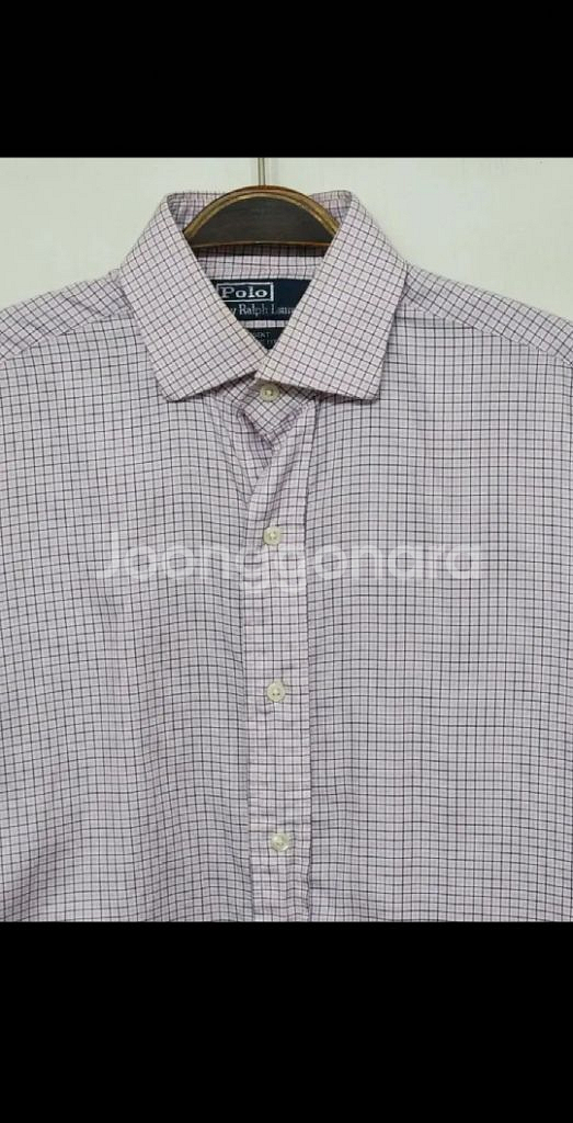(L) 랄프로렌 폴로 셔츠 체크 남방 캐주얼--1