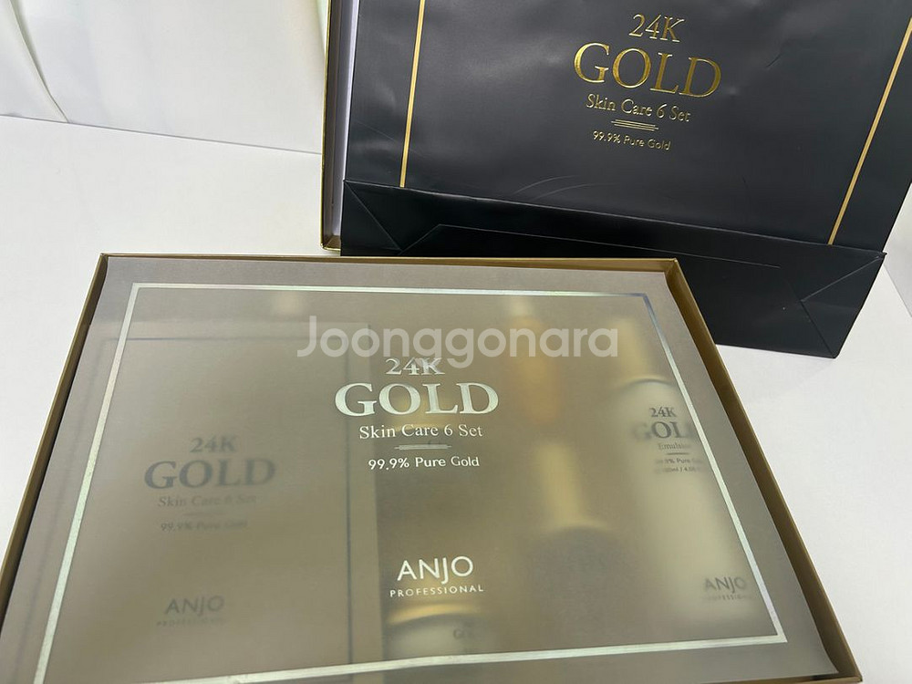 앙쥬 24k 골드 화장품 세트(쇼핑백포함--1
