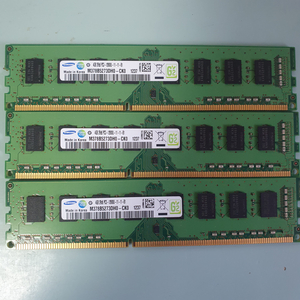 삼성전자 4GB 2Rx8 PC3-12800U 3개 일괄