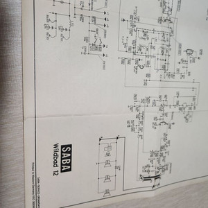 SABA WILDBAD 12 라디오 회로도