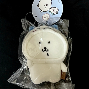 하치와레 탈을 쓴 농담곰 마스코트 인형