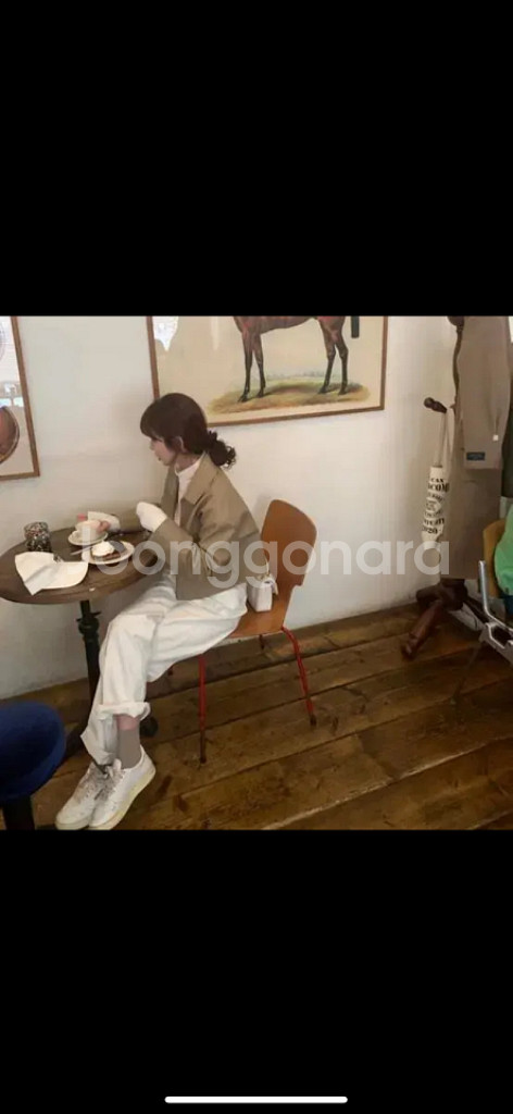노니유 브라운 레더자켓--3