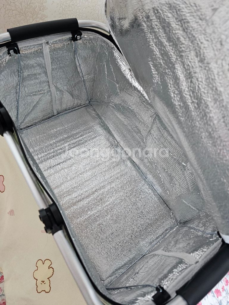 체크무늬 피크닉 여행 가방 보냉백 보냉보온가방 대형--2