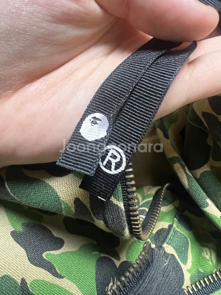 올드베이프 카모패턴 후드집업 M--4