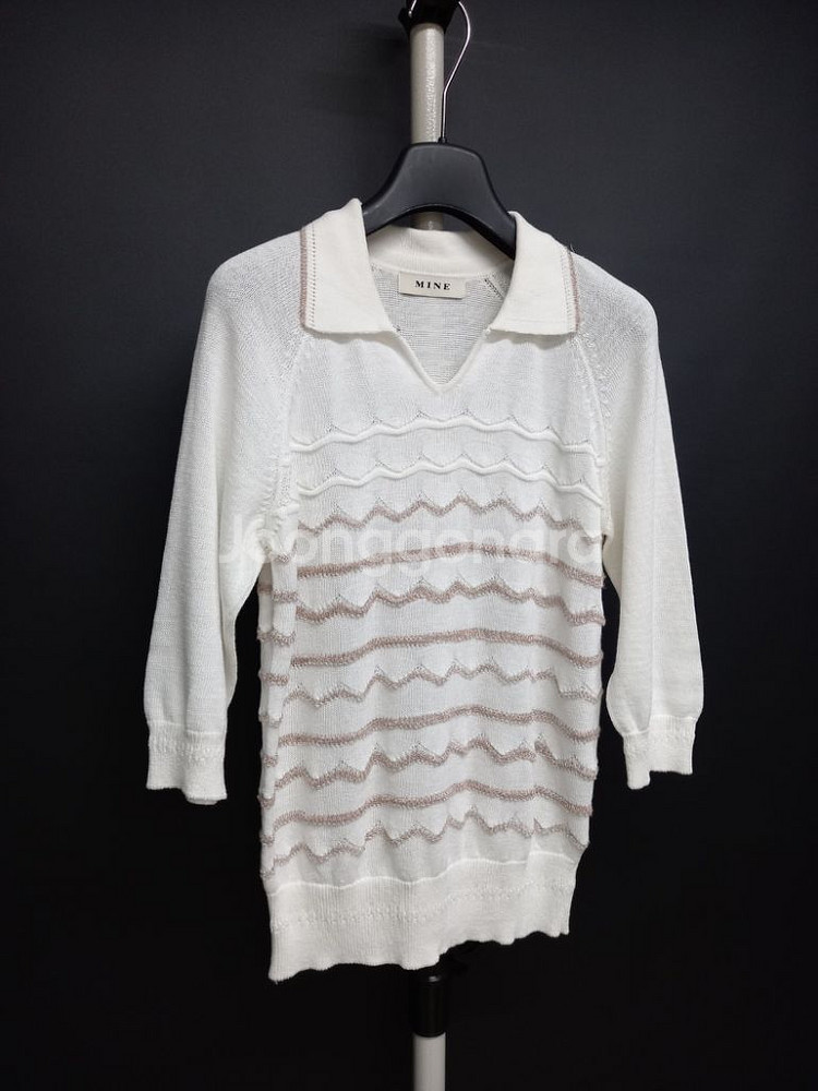 마인 MINE 춘하 니트 블라우스 F--2