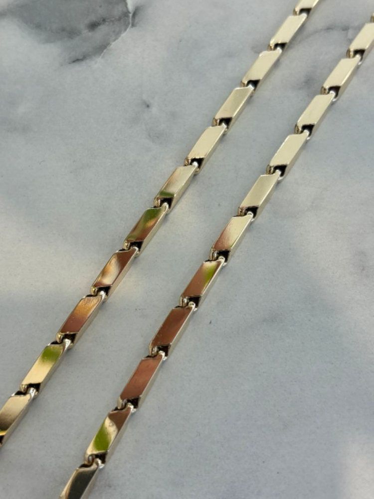 18k 민자 대나무목걸이 10.6돈 남자금목걸이 이미지