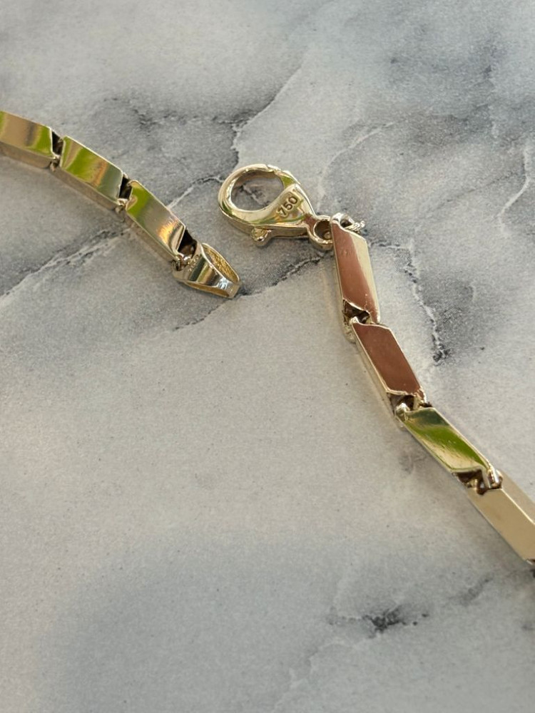 18k 민자 대나무목걸이 10.6돈 남자금목걸이 이미지