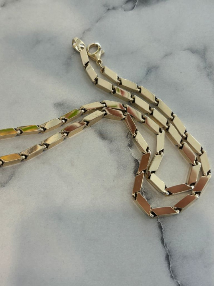 18k 민자 대나무목걸이 10.6돈 남자금목걸이 이미지