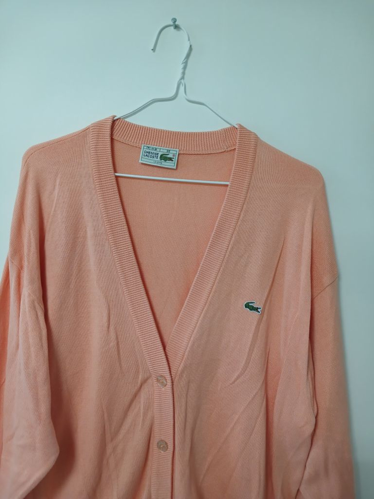여성 라코스테 봄.가을 면가디건 (오버핏105-110)--1