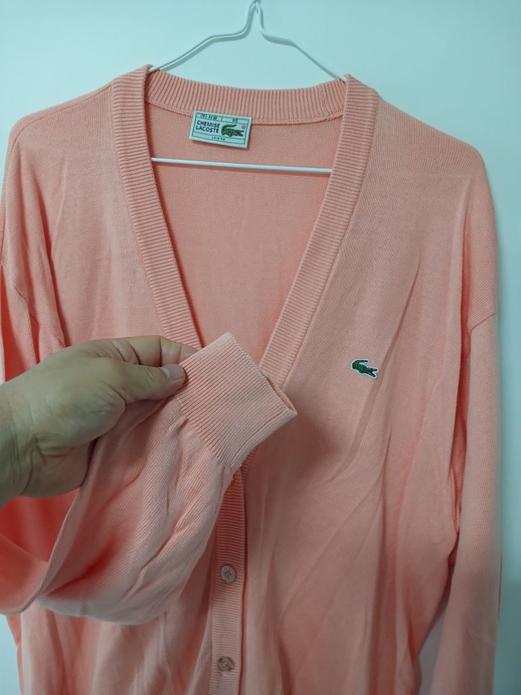 여성 라코스테 봄.가을 면가디건 (오버핏105-110)--3