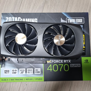 조텍 rtx 4070 super 트윈 팝니다