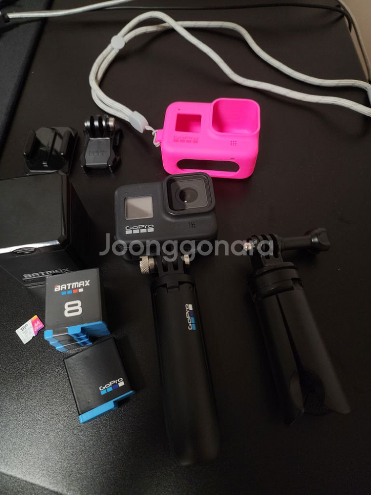 고프로 히어로 8 블랙 + 여분 배터리x3 + 동시충전--1