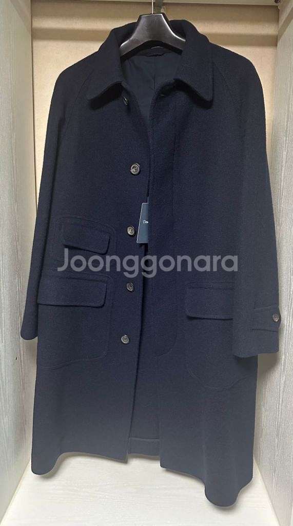 드레익스 울 레글런 코트 네이비 42사이즈--0