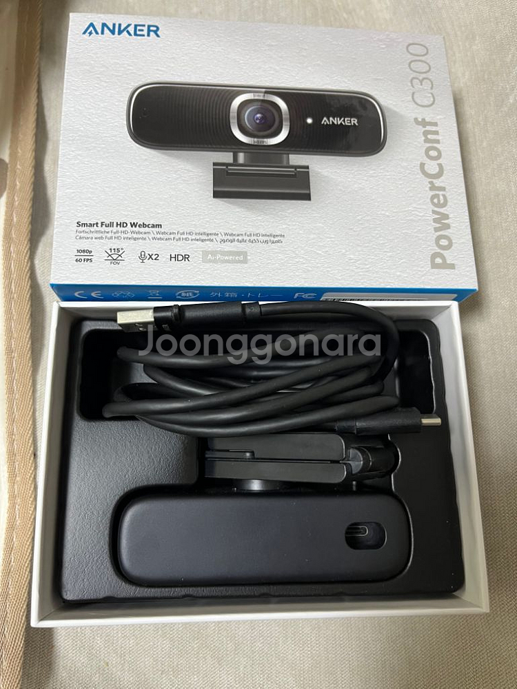 앤커 파워 컨퍼런스 C3000 고화질 웹캠 쿨거에눌--1