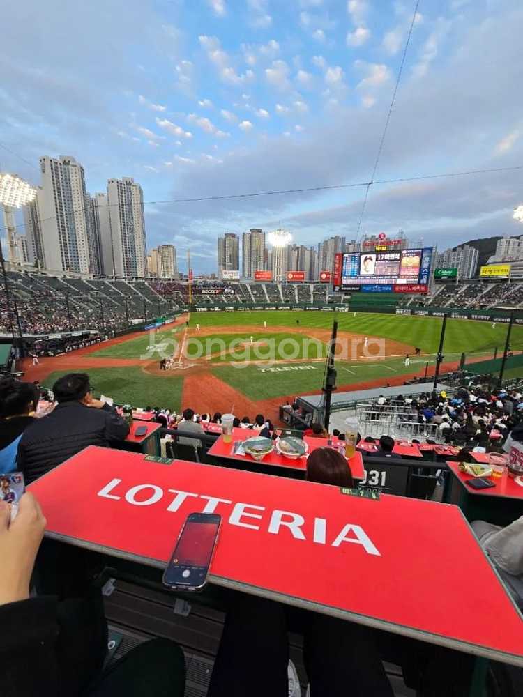 9/17 롯데vsLG 중앙탁자석 31블럭 1열 2연석--6