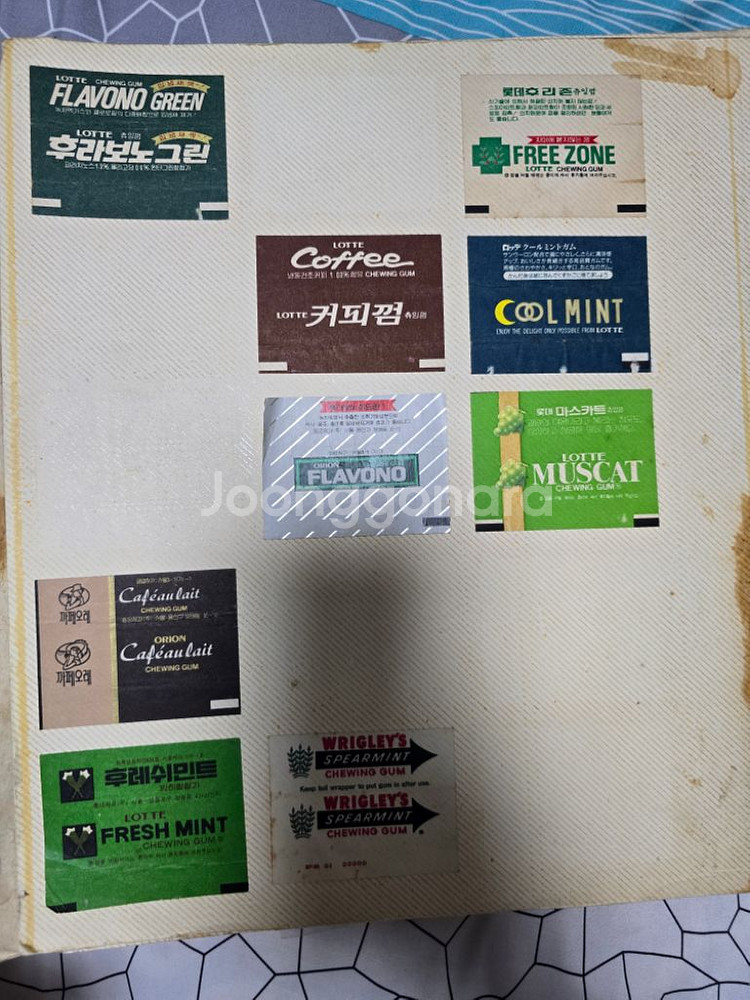 옛날 껌종이 66장--3